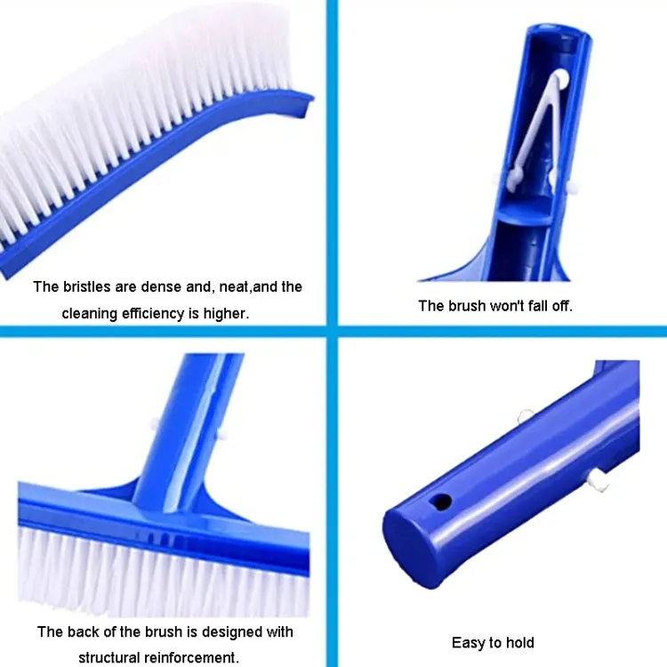 18 Inch Plastic Pool Brush Pool Wall Brush Cleaning Accessories