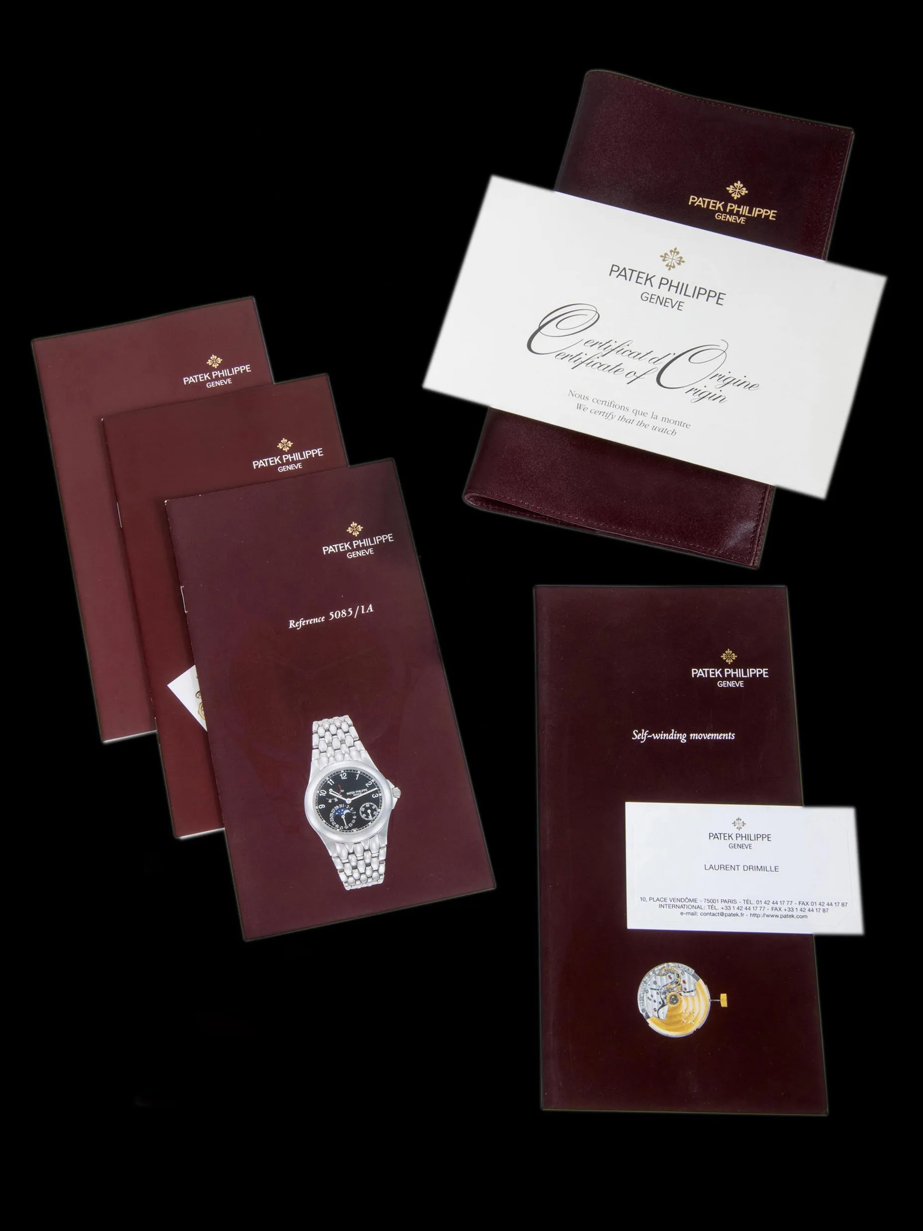 2000s Patek Philippe Neptune Moon Phase (Ref. 5085/1A) Box & Papers