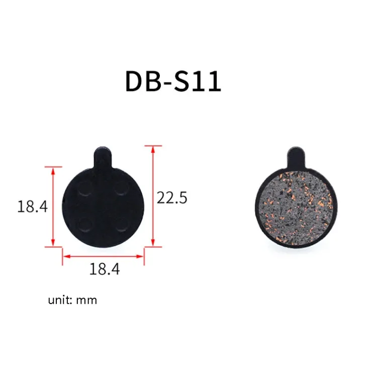 3 Pairs Mountain Bike Semi-Metallic Brake Pads M355 Oil Disc BB5 Resin Disc Brakes, Bagged(DB-S11)