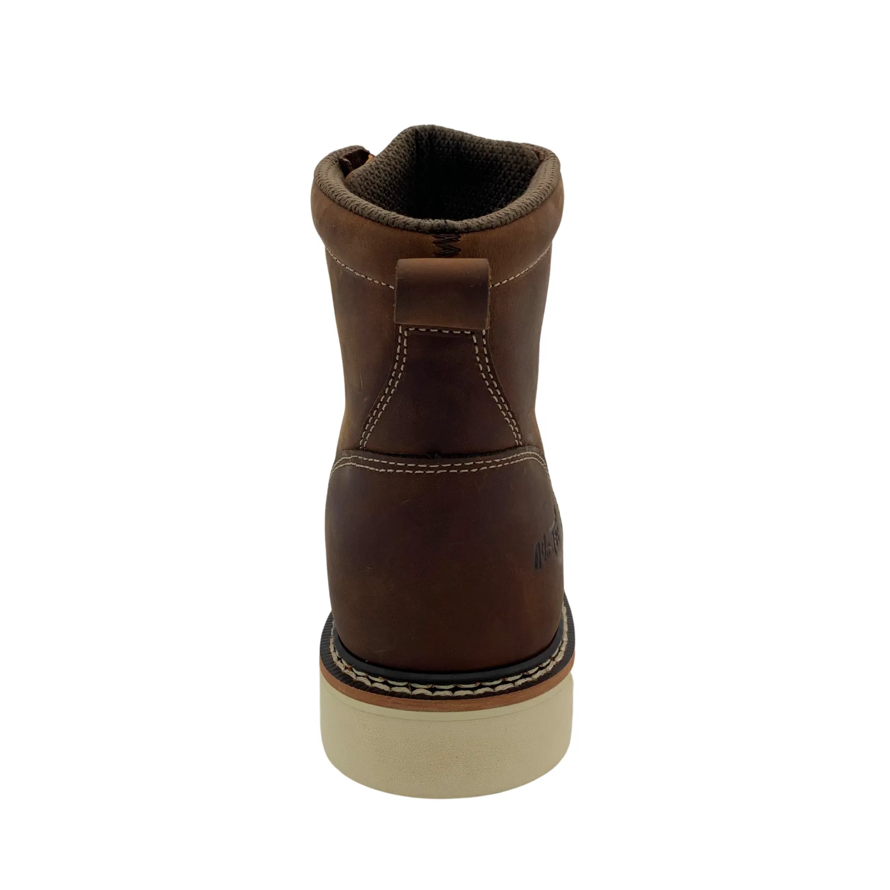 AdTec Men Brown Meadow 6" Round Toe Work Boot