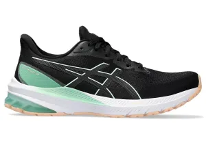 ASICS WOMEN'S GT 1000-12 BLACK/MINT SHOES