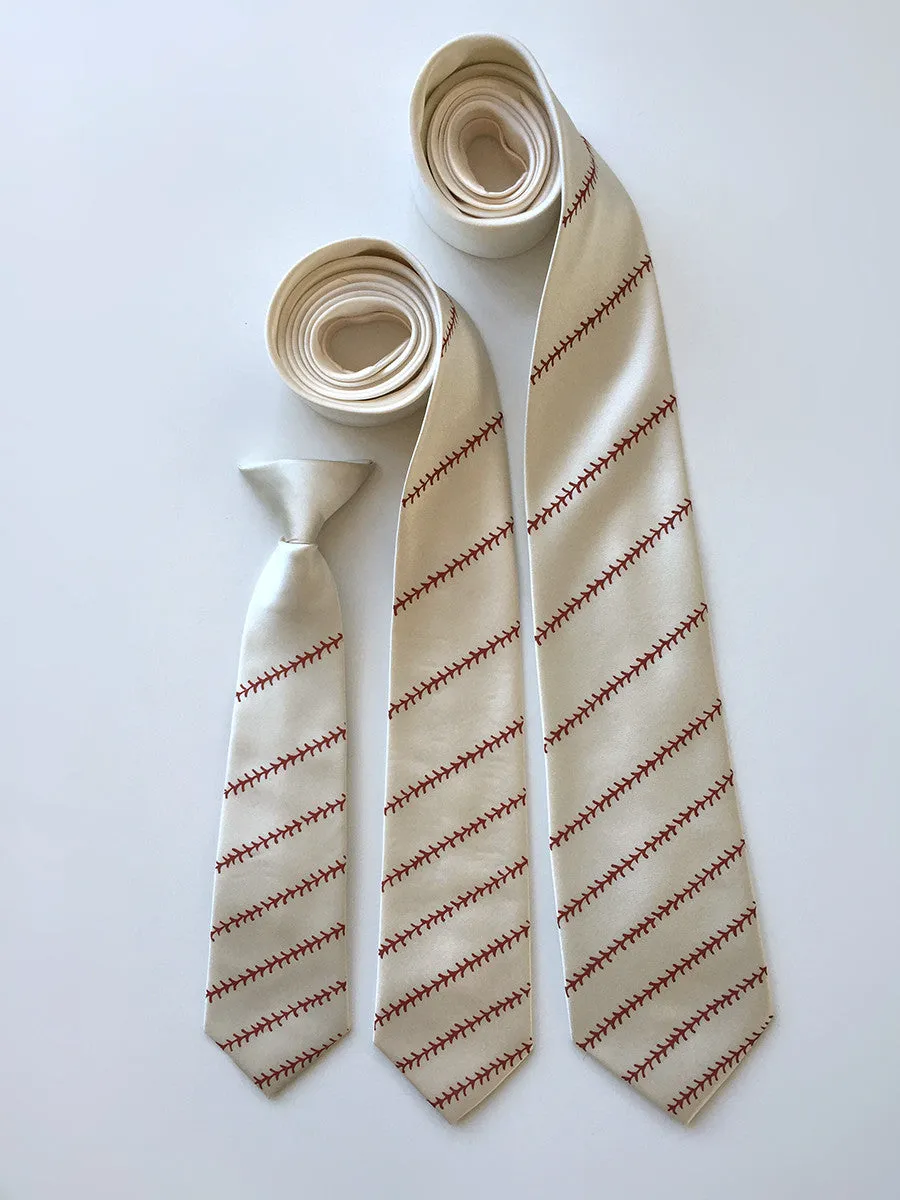 Baseball Stitching Necktie