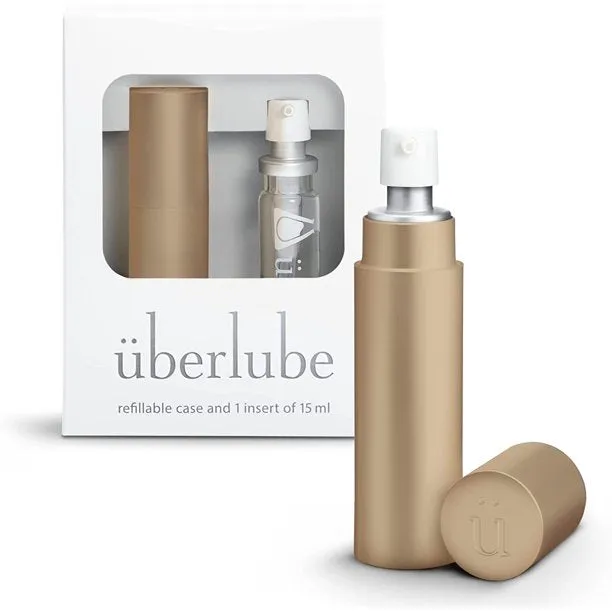 Überlube Luxury Lubricant Glass Bottle