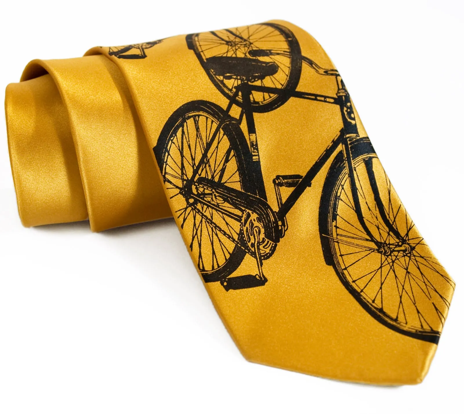 Bicycle Necktie. Triple Cruiser Bike Tie