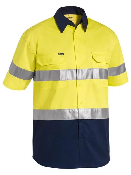 Bisley Taped Hi Vis Cool Lightweight Shirt - Short Sleeve (BS1896)