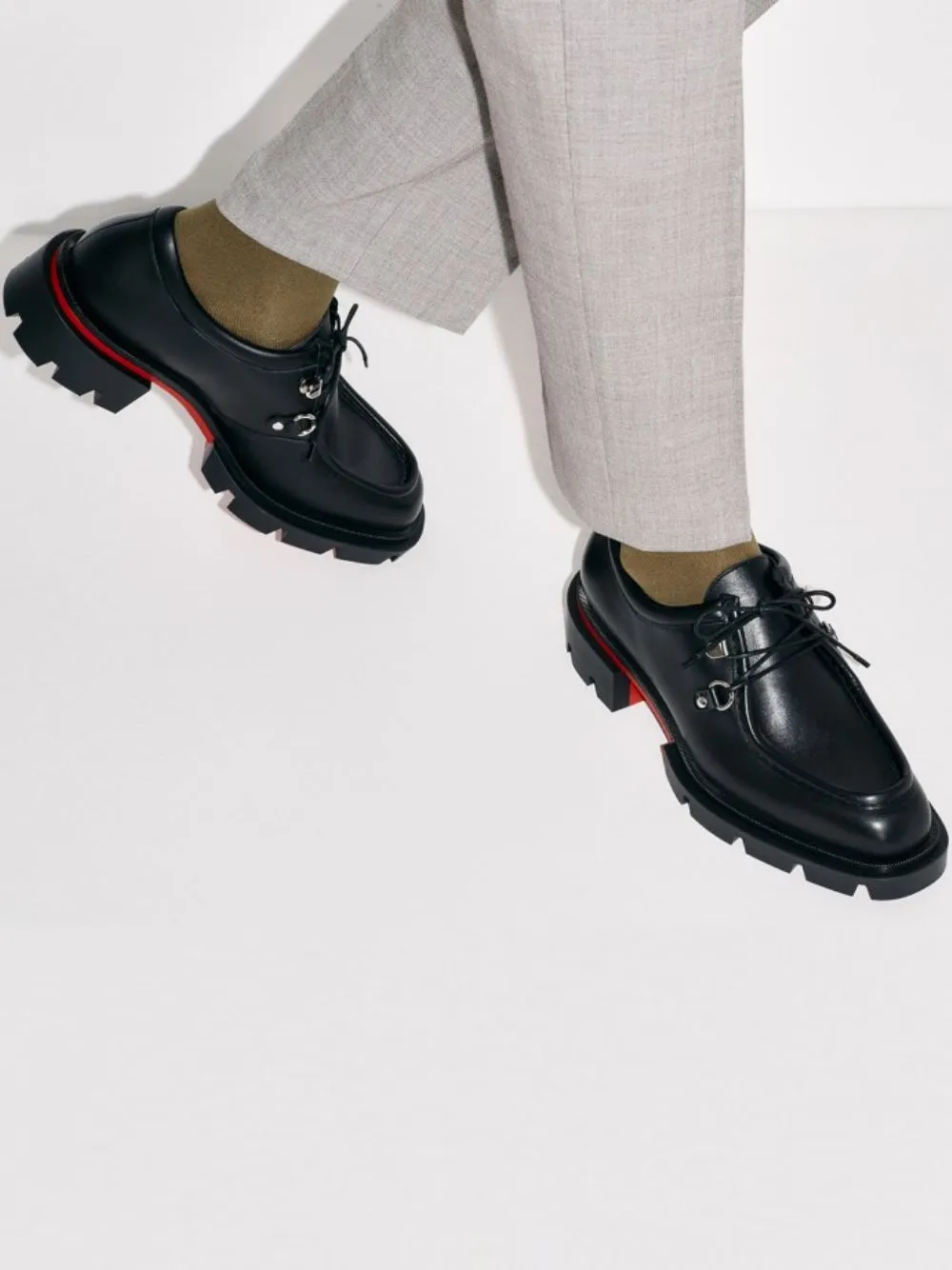 Black Our Pabelito Calf Leather Derby Shoes