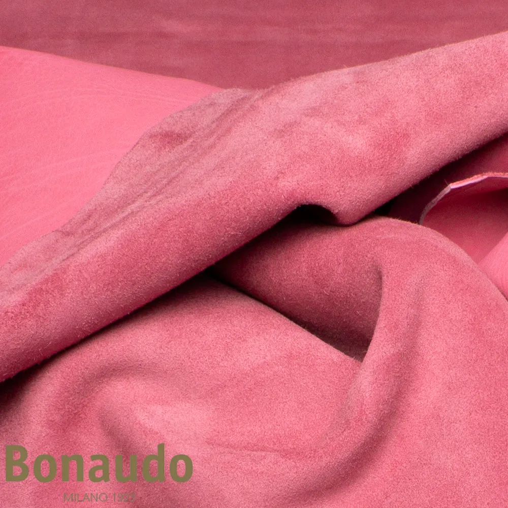 BONUADO REVERSE SUEDE BABYCALF - PINK - 0.8/1.0mm