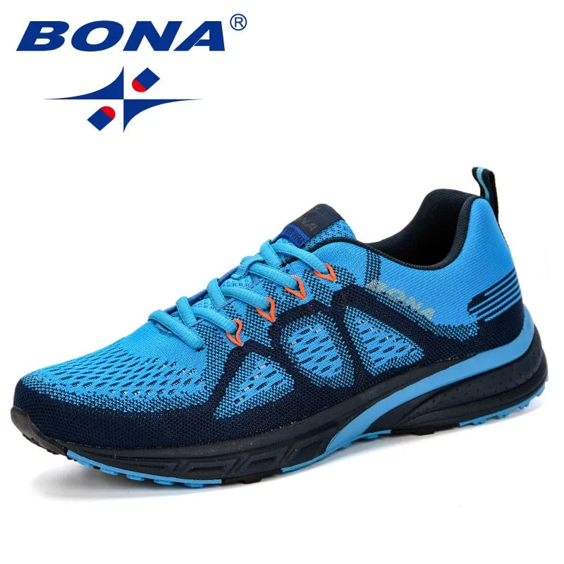 Breathable Lightweight Polyester Air Mesh Trainers for Men