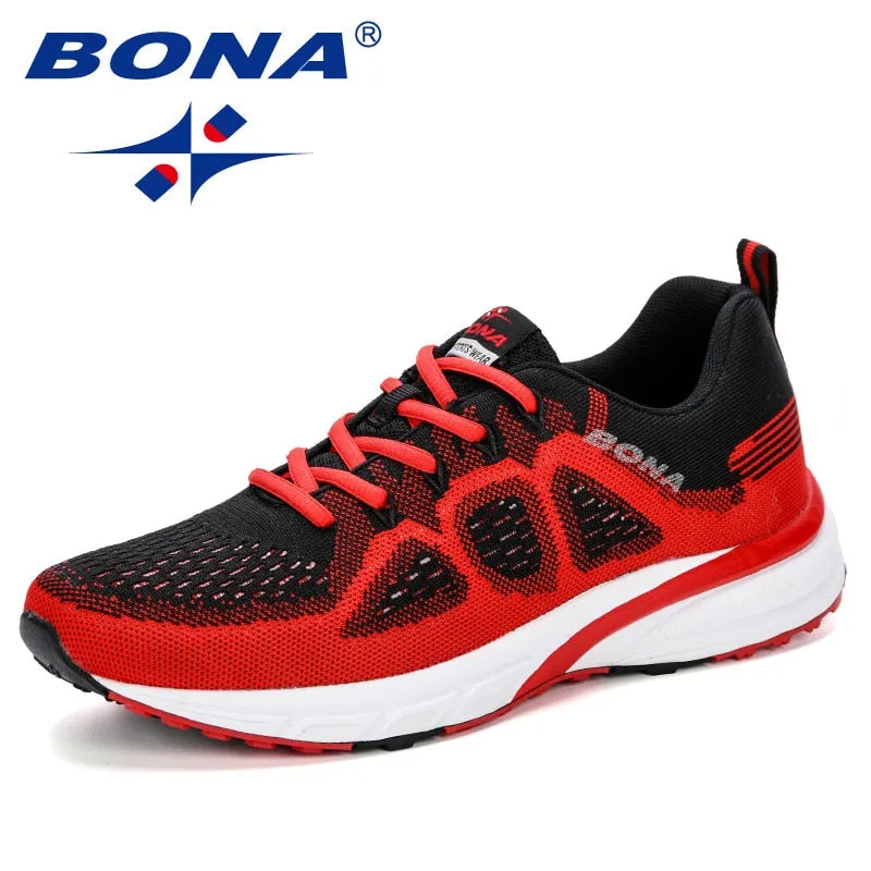 Breathable Lightweight Polyester Air Mesh Trainers for Men