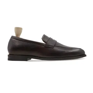 Bruin - Men's Dark Brown  Pebble Grain Loafer