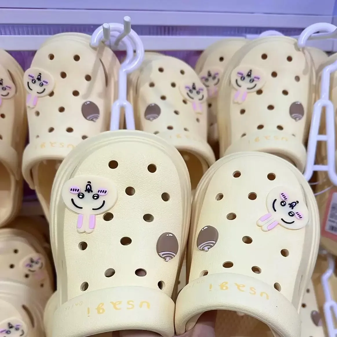 ChiiKawa X Miniso | ChiiKawa Hachiware Usagi DIY Slippers - Kawaii items Cute Shoes