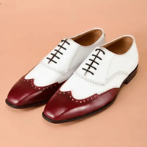 Custom Made Handmade Goodyear Welted Shoes Genuine Calf Leather Wingtip Shoes Oxford Shoes Laceup Shoes Wedding Shoes for Mens