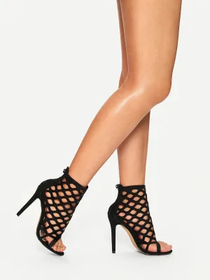 Cut-Out Stiletto Heels