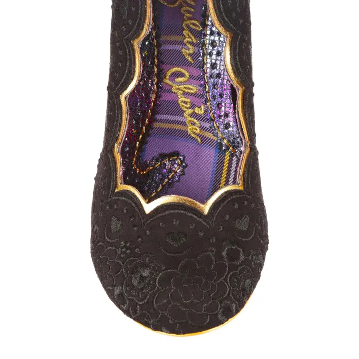 Dizzy Izzy in Black by Irregular Choice