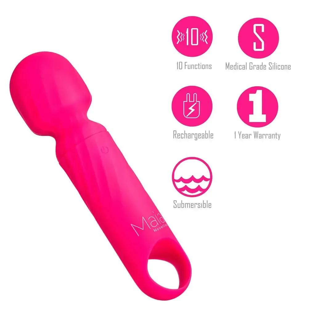 Dolly Pink Silicone Mini Wand Rechargeable