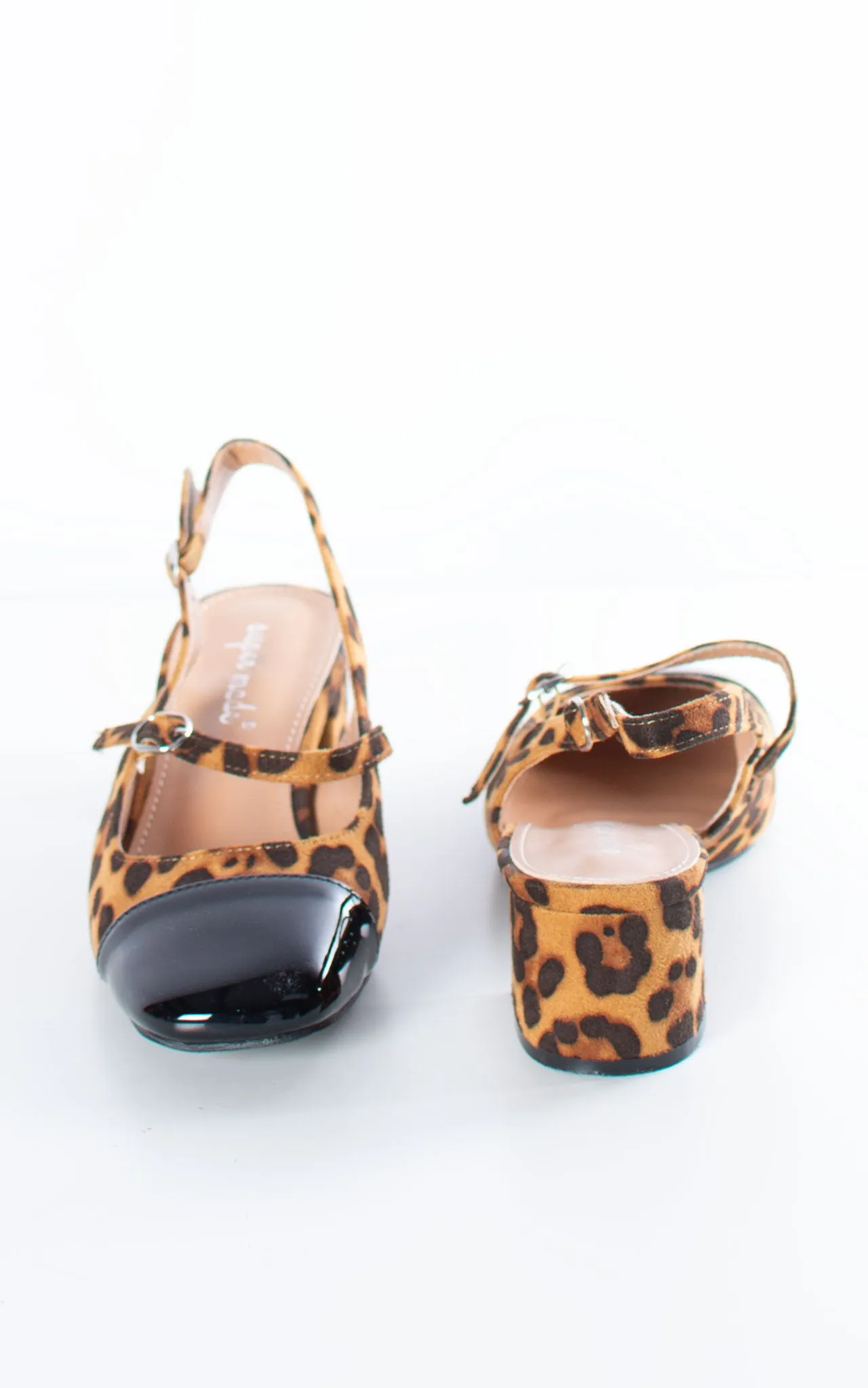 Donna Slingback Heels | Leopard