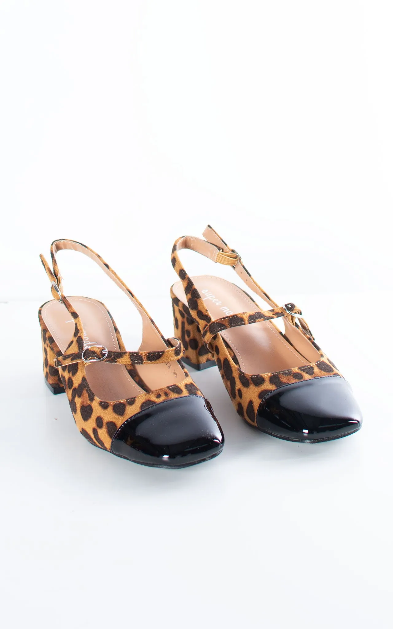 Donna Slingback Heels | Leopard