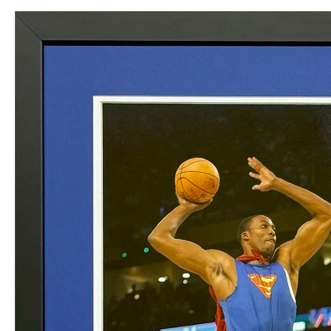 Dwight Howard Signed Superman Framed 16x20 Photo