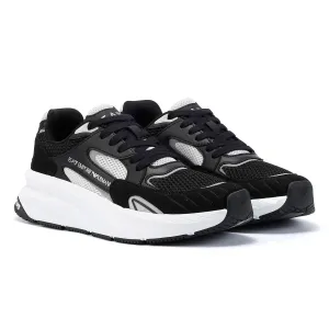 EA7 Crusher Sonic Mix Men's Black/Silver Trainers