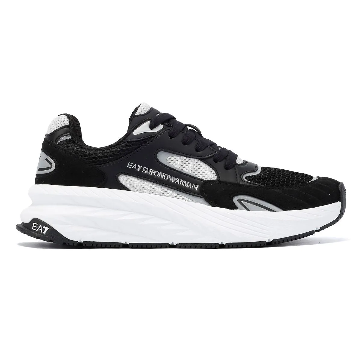 EA7 Crusher Sonic Mix Men's Black/Silver Trainers