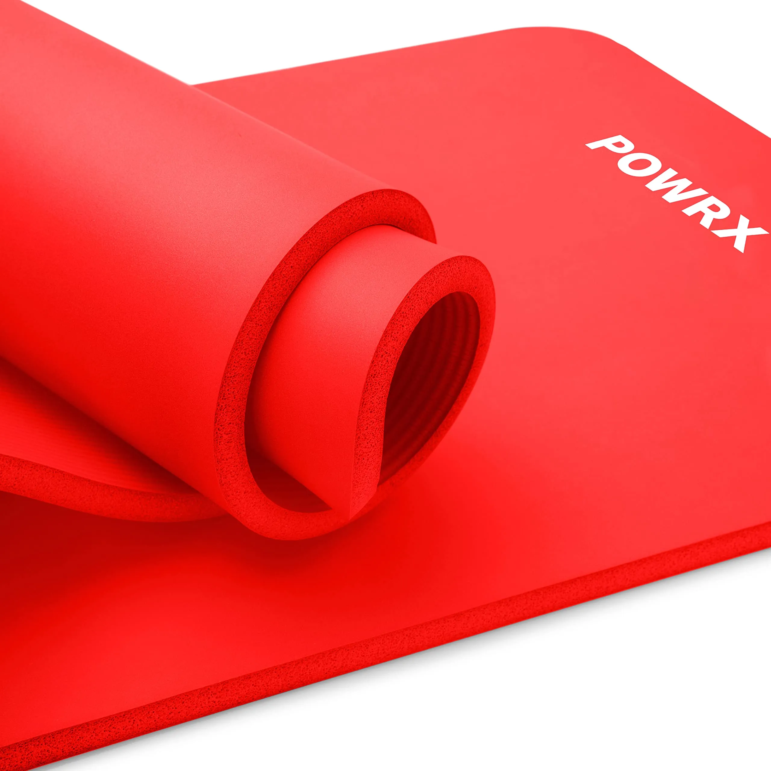 Exercise Yoga Mat Extra Thick Large With Carrying Strip And Bag Nonslip Skin