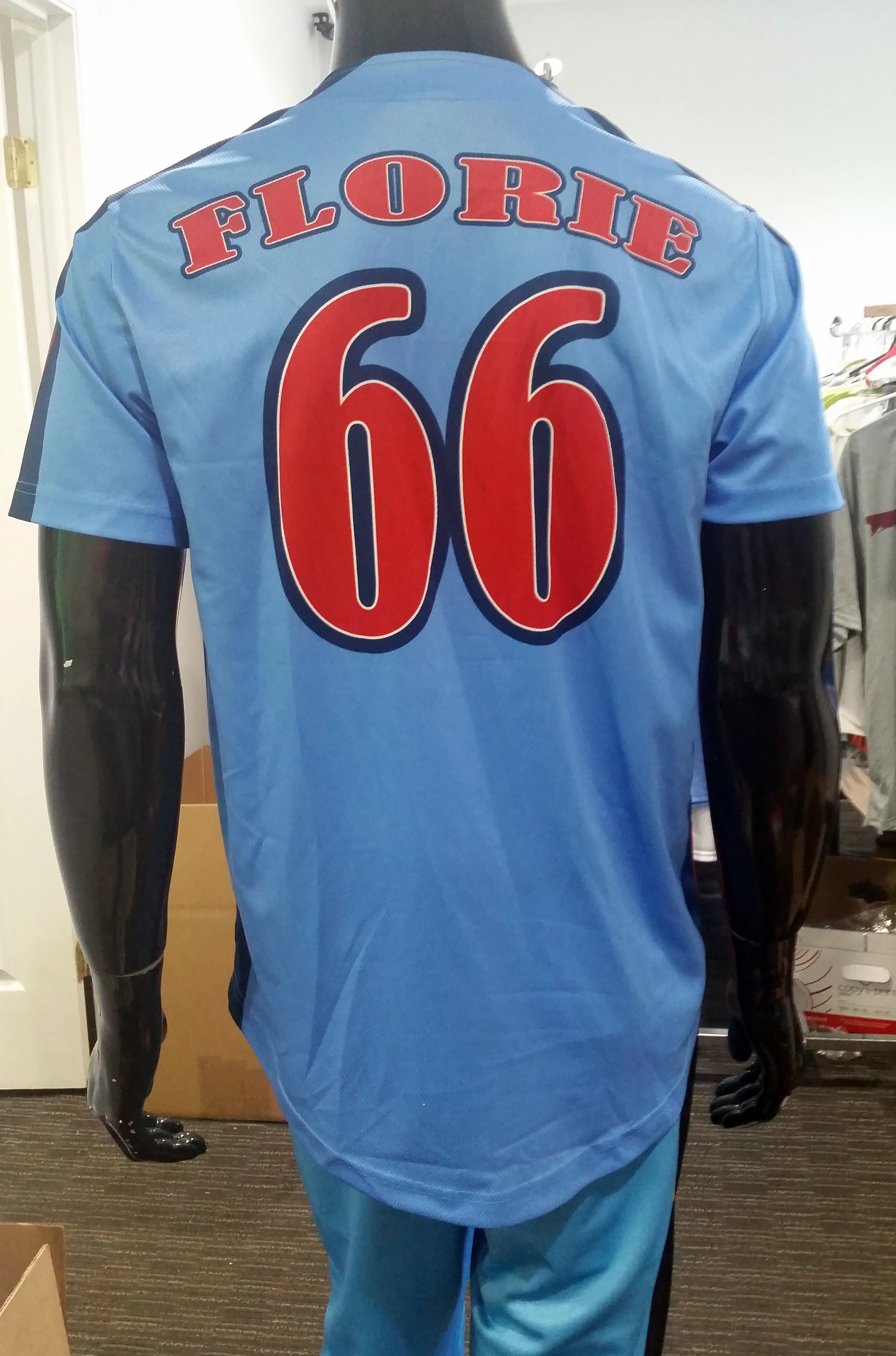 Expos; Button-Up - Custom Full-Dye Jersey