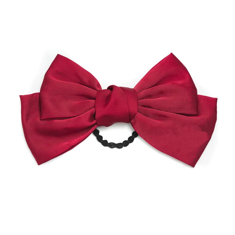 Hair Band Big Bow Satin Hair Rope Girl Hair Rope