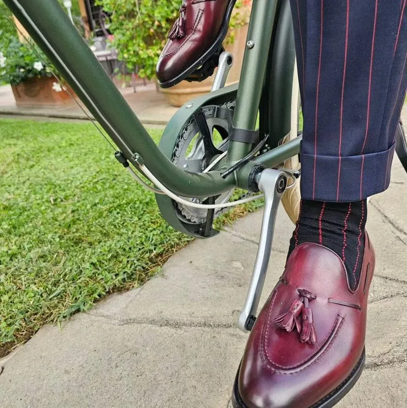 Henley Tassel Loafer Oxblood