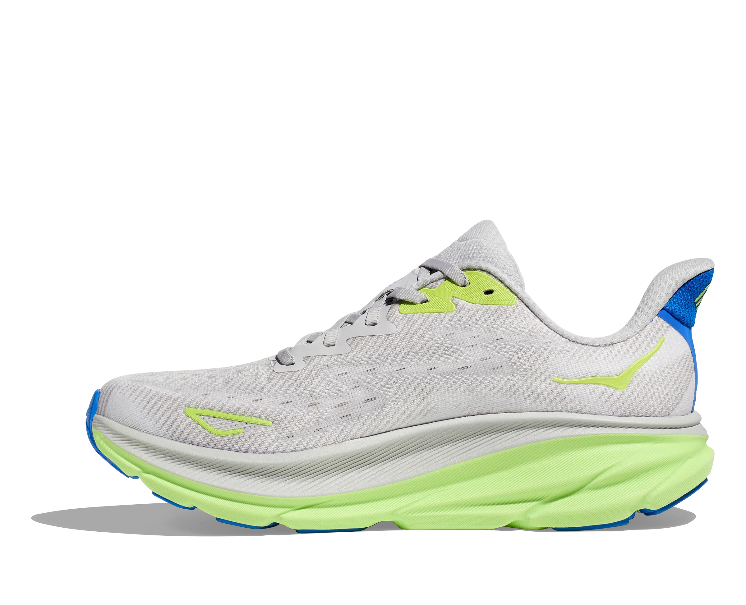 Hoka Mens Trainer Clifton 9 Stardust/Electric Cobalt