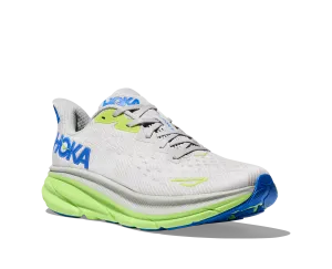 Hoka Mens Trainer Clifton 9 Stardust/Electric Cobalt