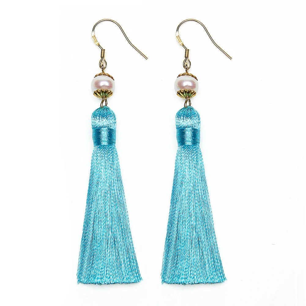 Holly Pearl Tassel Earrings Inspired By BAT