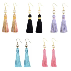 Holly Pearl Tassel Earrings Inspired By BAT