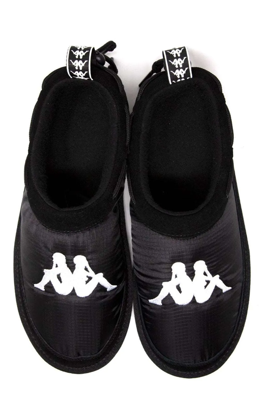 Kappa Unisex Authentic Mule 3 Slippers - Classic Black/White Design