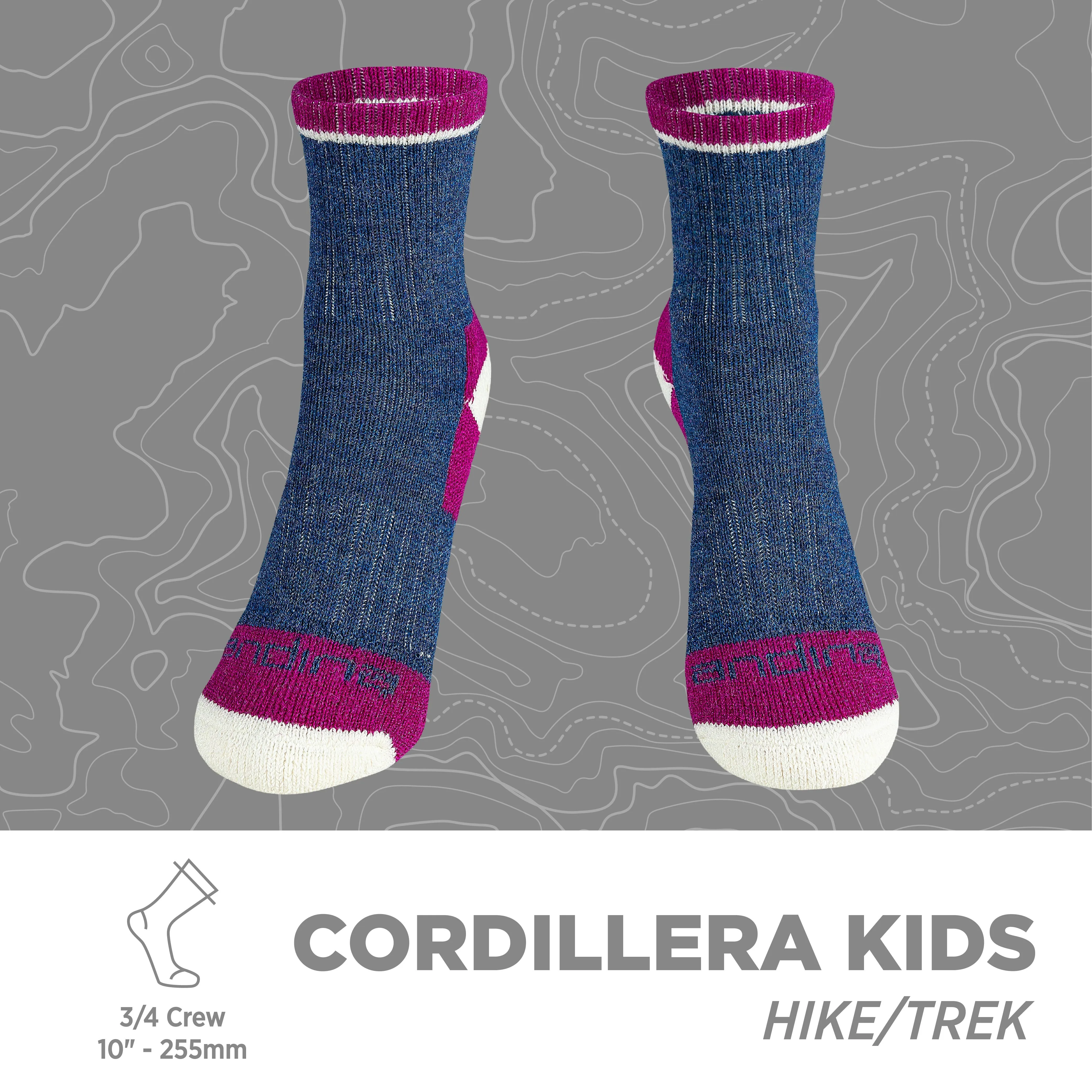 Kids Alpaca Hiking Socks | Cordillera Kids