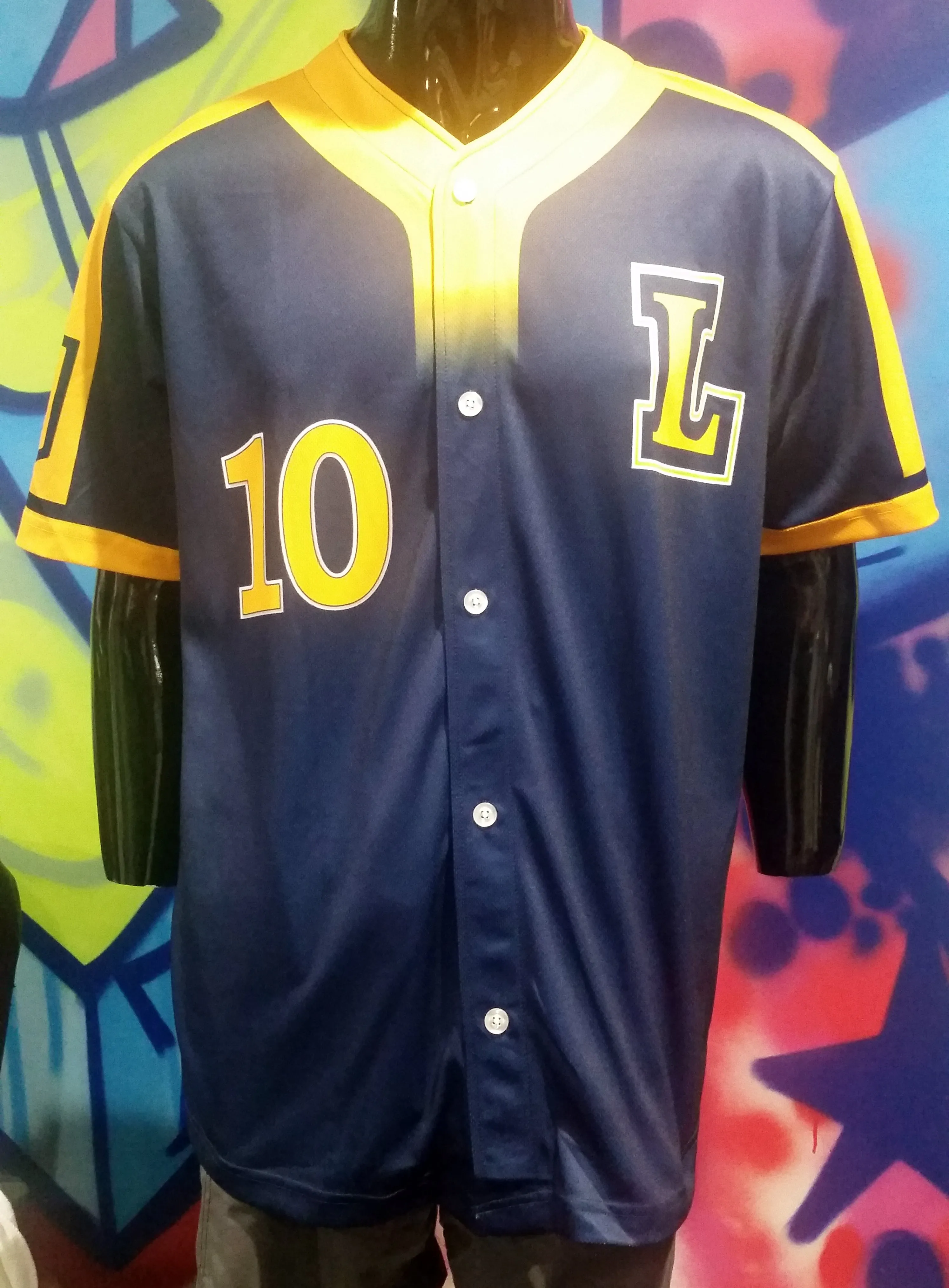 LaSalle Baseball, Button Up - Custom Full-Dye Jersey