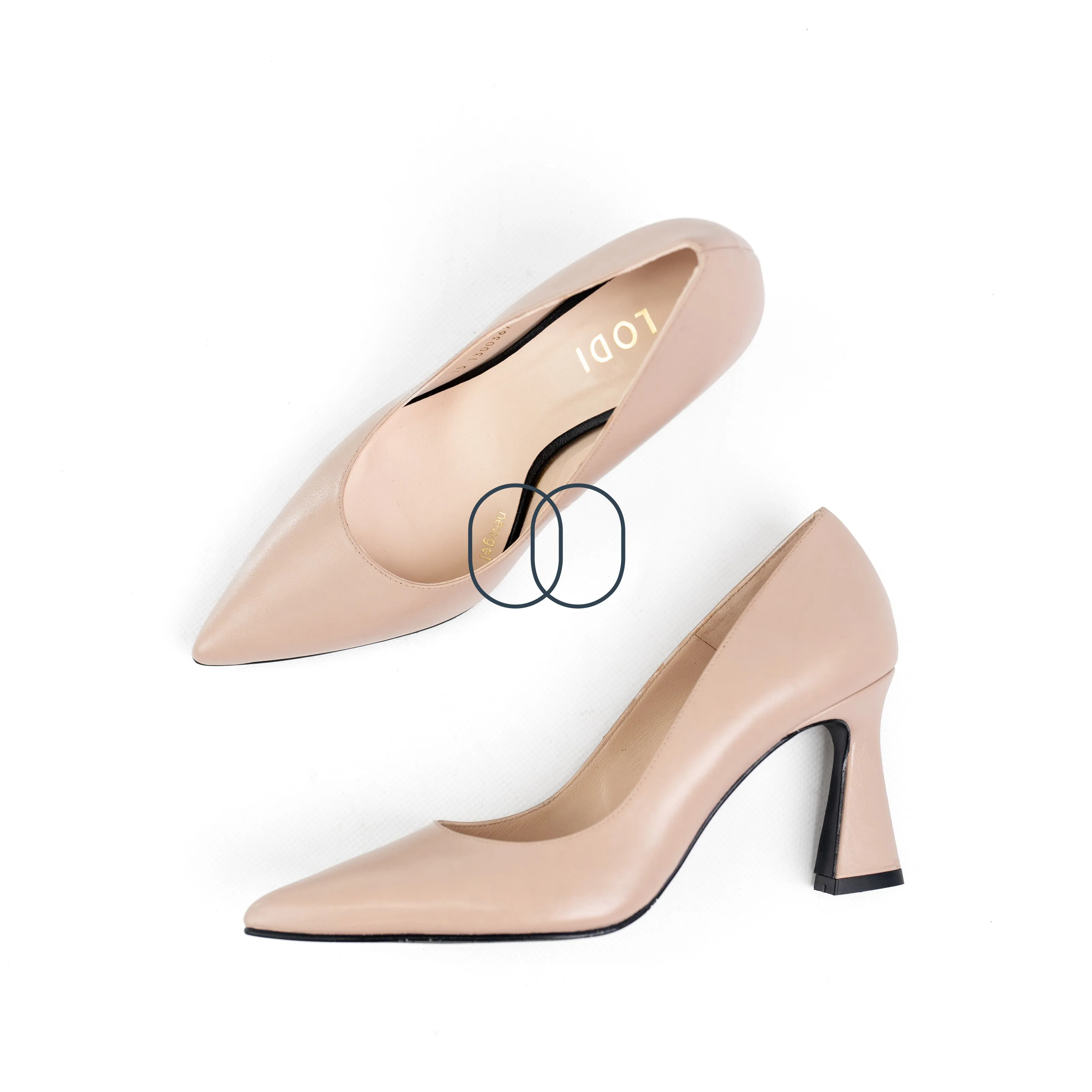 LODI ROA Nude Court Shoes