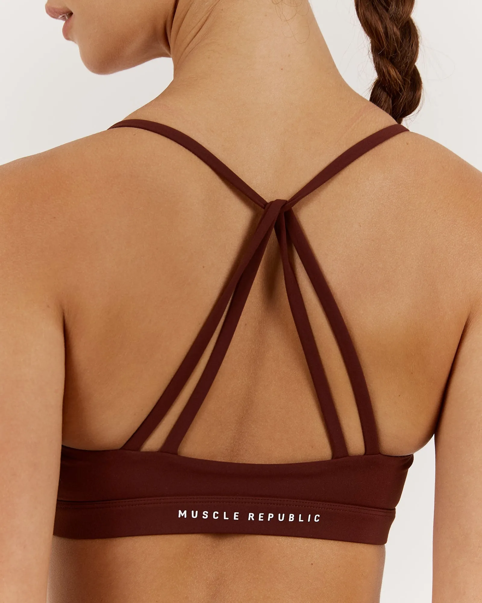 LUXE KELSEY BRA - CHOCOLATE