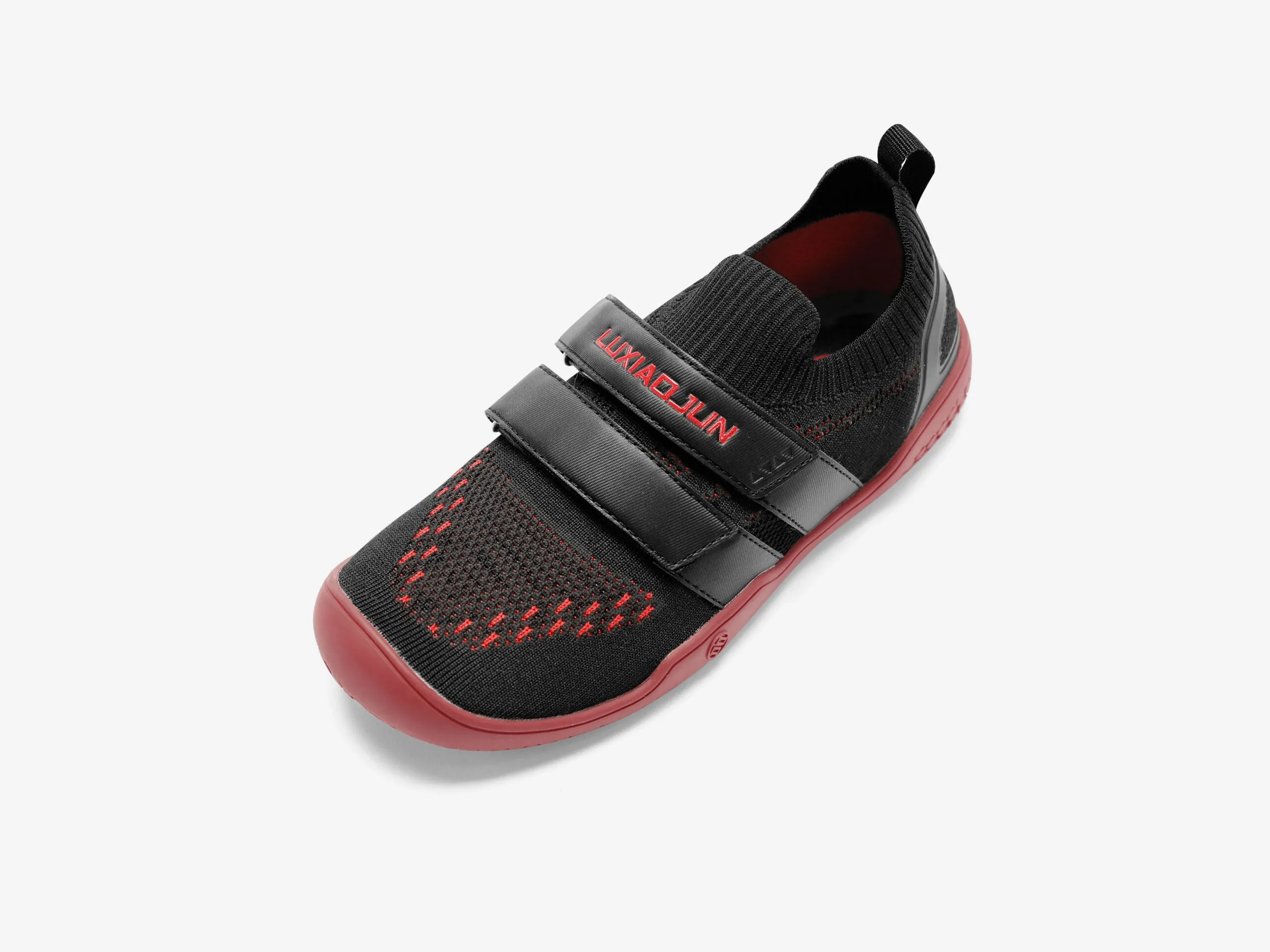 LUXIAOJUN BarePower II Deadlifting Shoes (Black and Red)