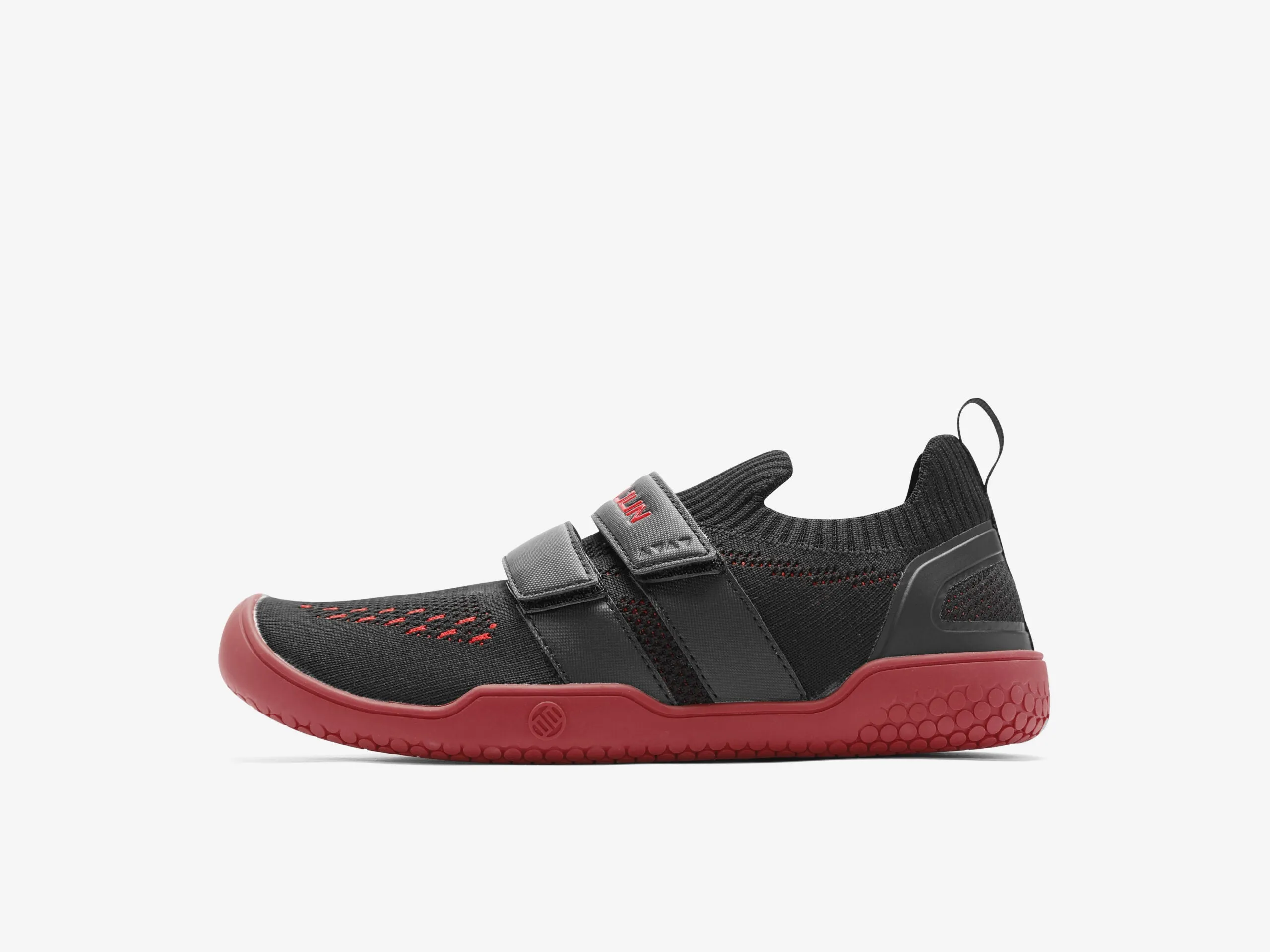 LUXIAOJUN BarePower II Deadlifting Shoes (Black and Red)