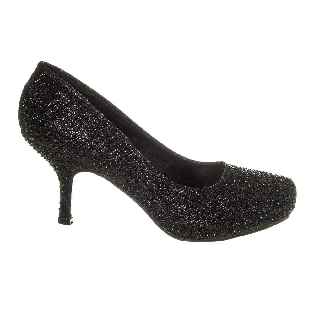 Maddi Mid Heel Conceal Platform Court Shoe