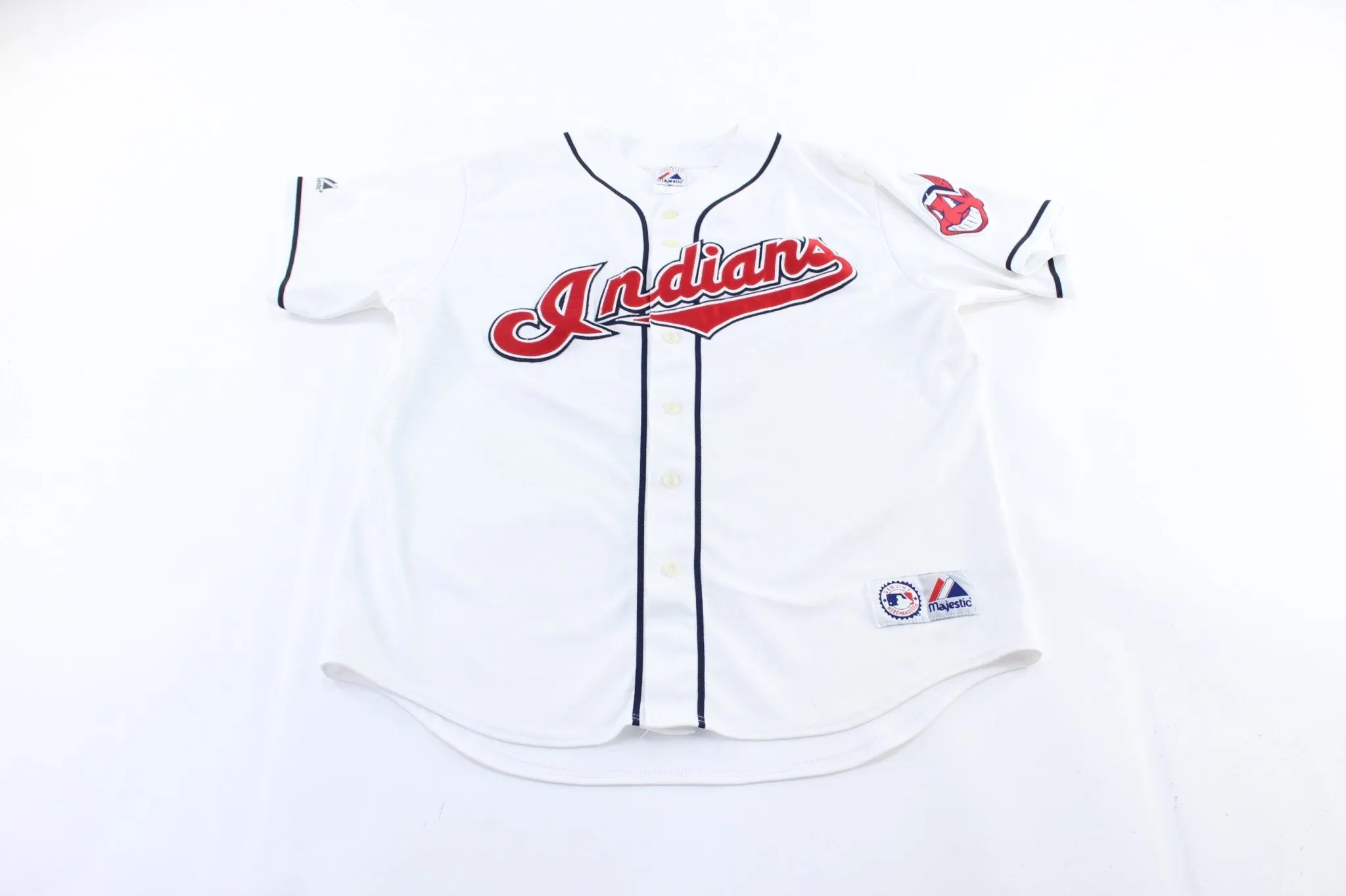 Majestic Embroidered Cleveland Indians Travis Hafner Baseball Jersey