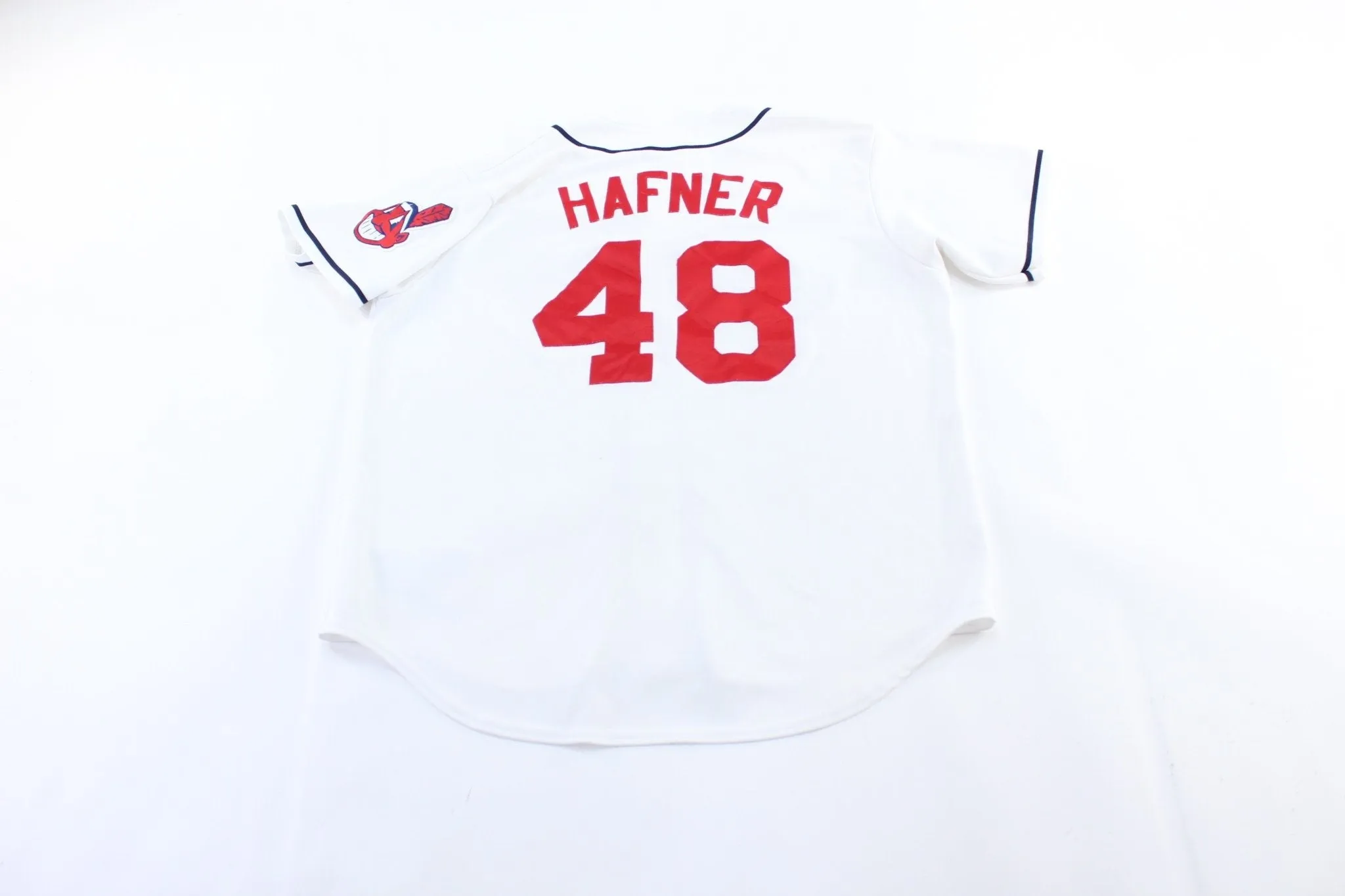 Majestic Embroidered Cleveland Indians Travis Hafner Baseball Jersey