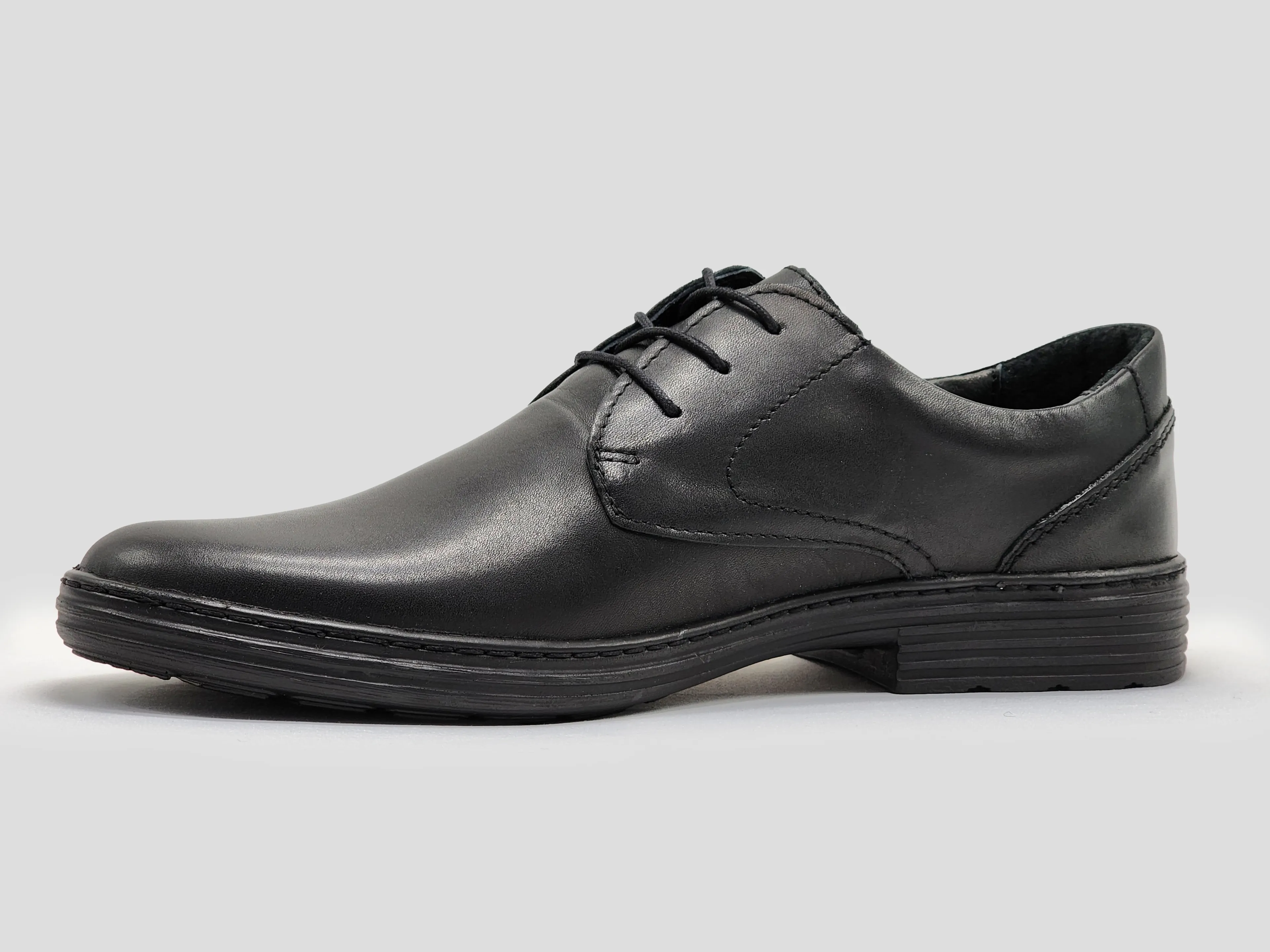 Men's Oxford Leather Dress Shoes - Black