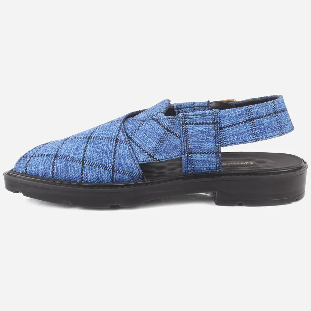 Men's "SIDIQ" Leather Flat Peshawari Sandals