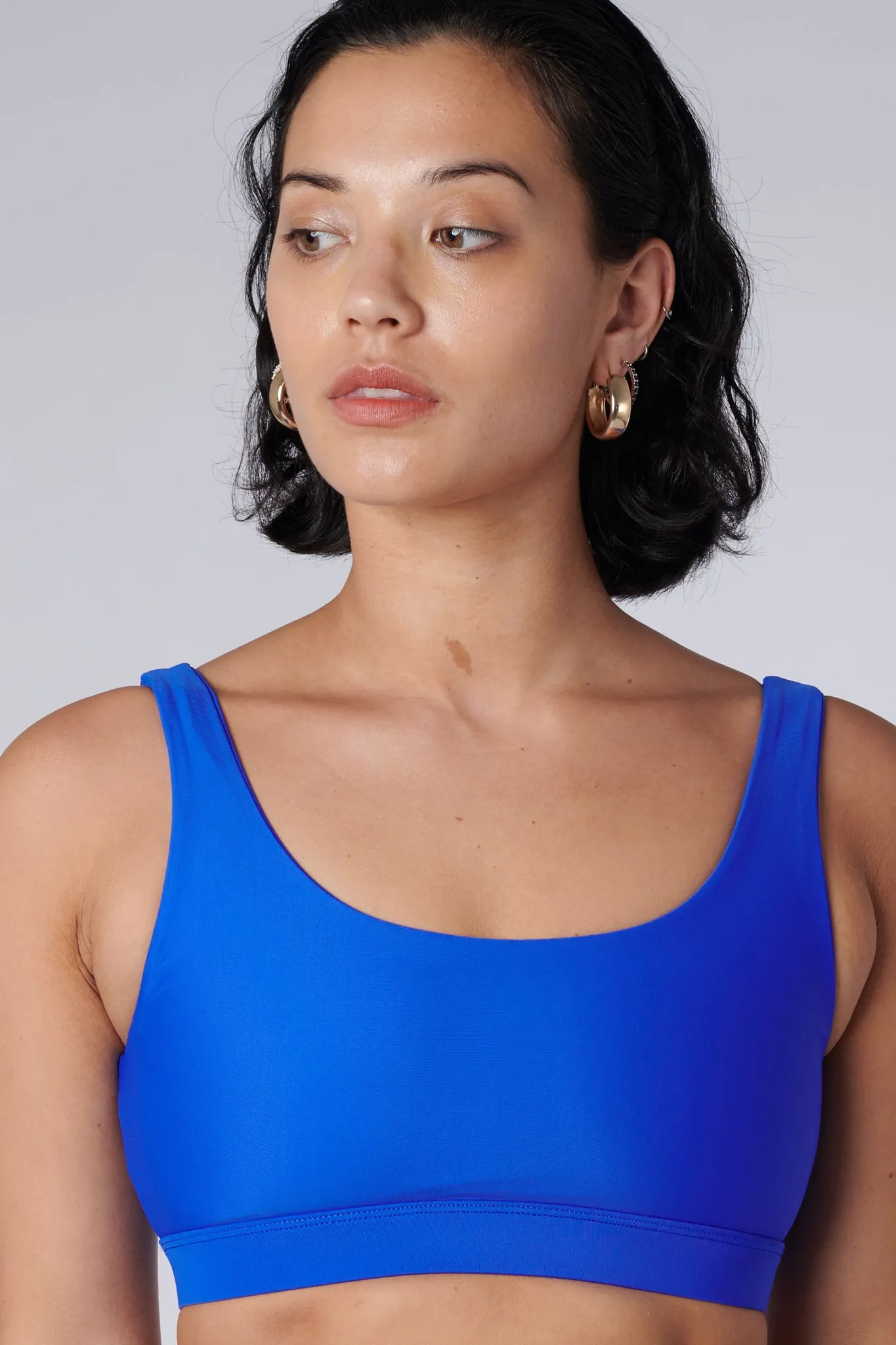 Mera Classic Sports Bra | Recycled Nylon | Lapis