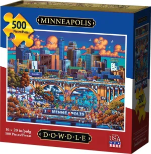 Minneapolis 500 Piece Puzzle - Quick Ship