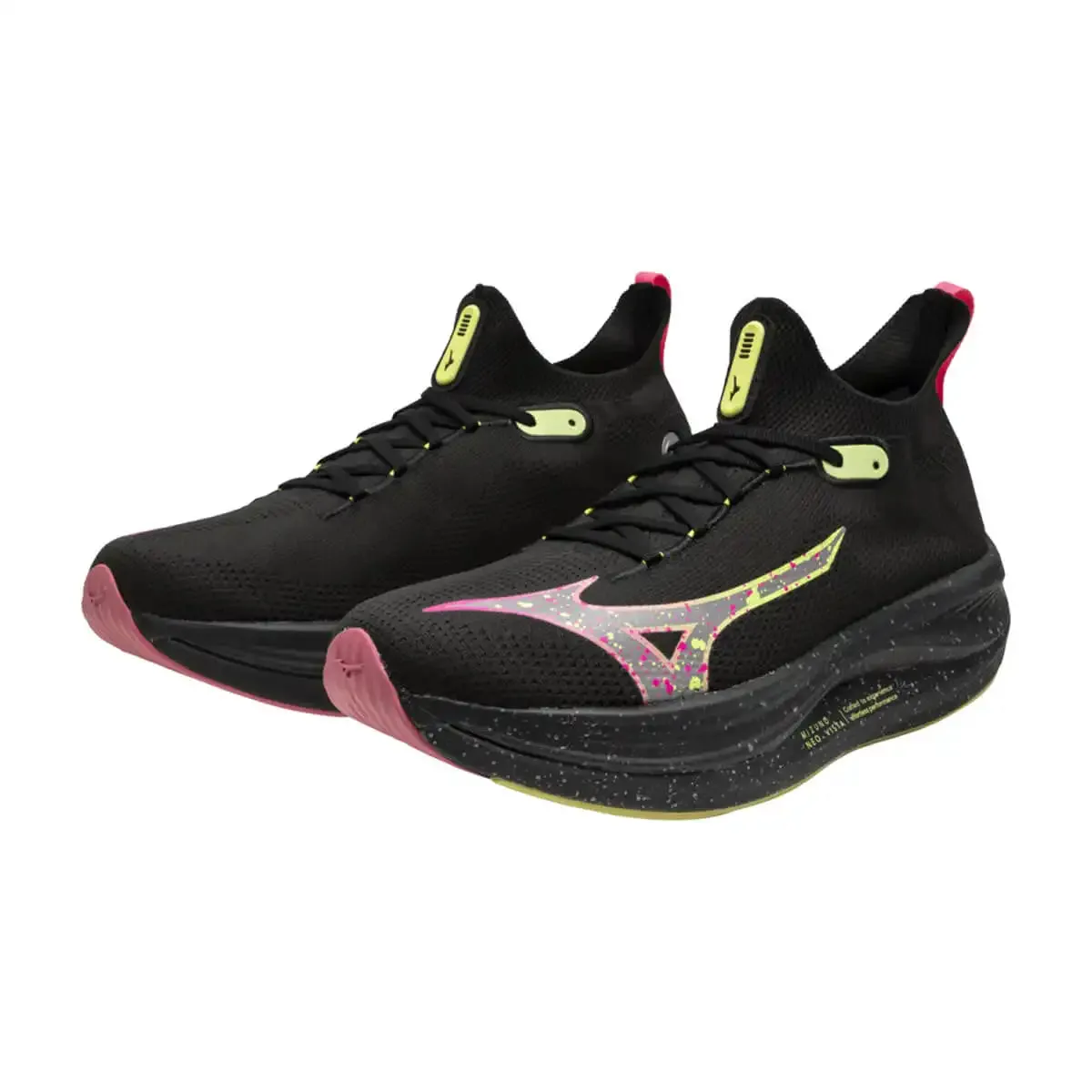 Mizuno Neo Vista Unisex | Black/silver/pink Tetra