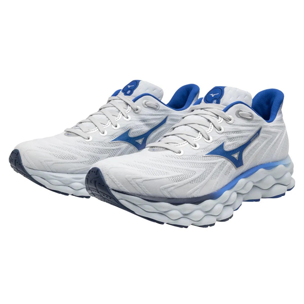 Mizuno Wave Sky 8 Mens | Plein Air/laser Blue/mugen Blu