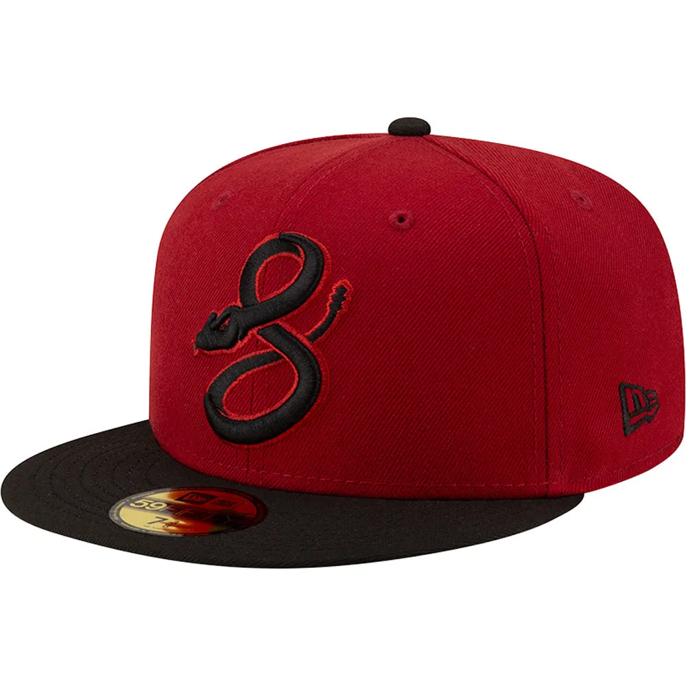 MLB Arizona Diamondbacks New Era Two-Tone Dark Side 59FIFTY Fitted Hat