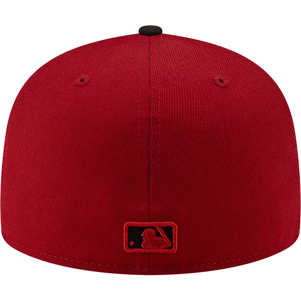 MLB Arizona Diamondbacks New Era Two-Tone Dark Side 59FIFTY Fitted Hat